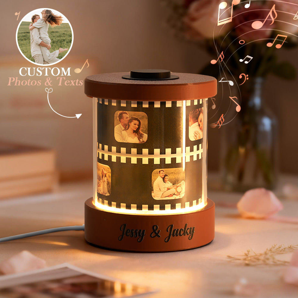 Personalized Photo & Text Film Reel Night Light