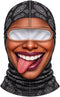 Lady sticking tongue