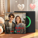 Custom Couple Photo Music Fridge Magnet
