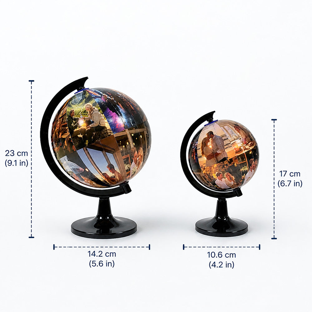 Personalized Photo Memory Globe