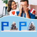 Personalized DAD and PAPA Photo Building Brick Puzzles Photo Block Father's Day Gifts
