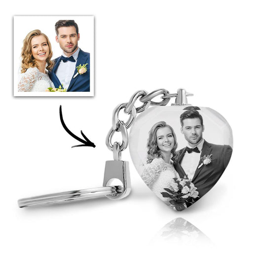 Custom Photo Crystal Keychain