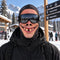 Black pattern large nostrils