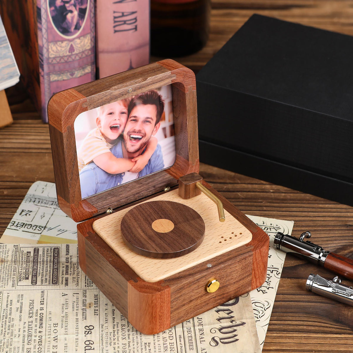 Personalized Halloween Photo Music Box