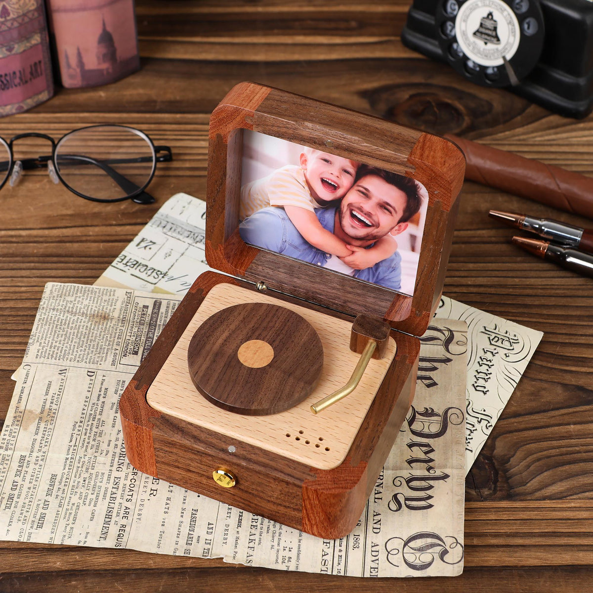 Personalized Halloween Photo Music Box