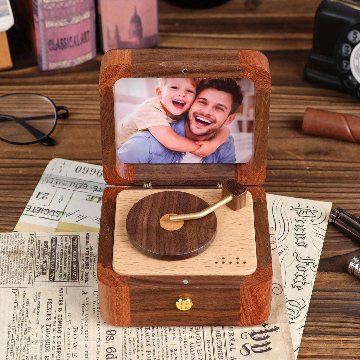 Personalized Halloween Photo Music Box