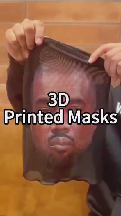 Custom 3D Cosplay Funny Face Mask